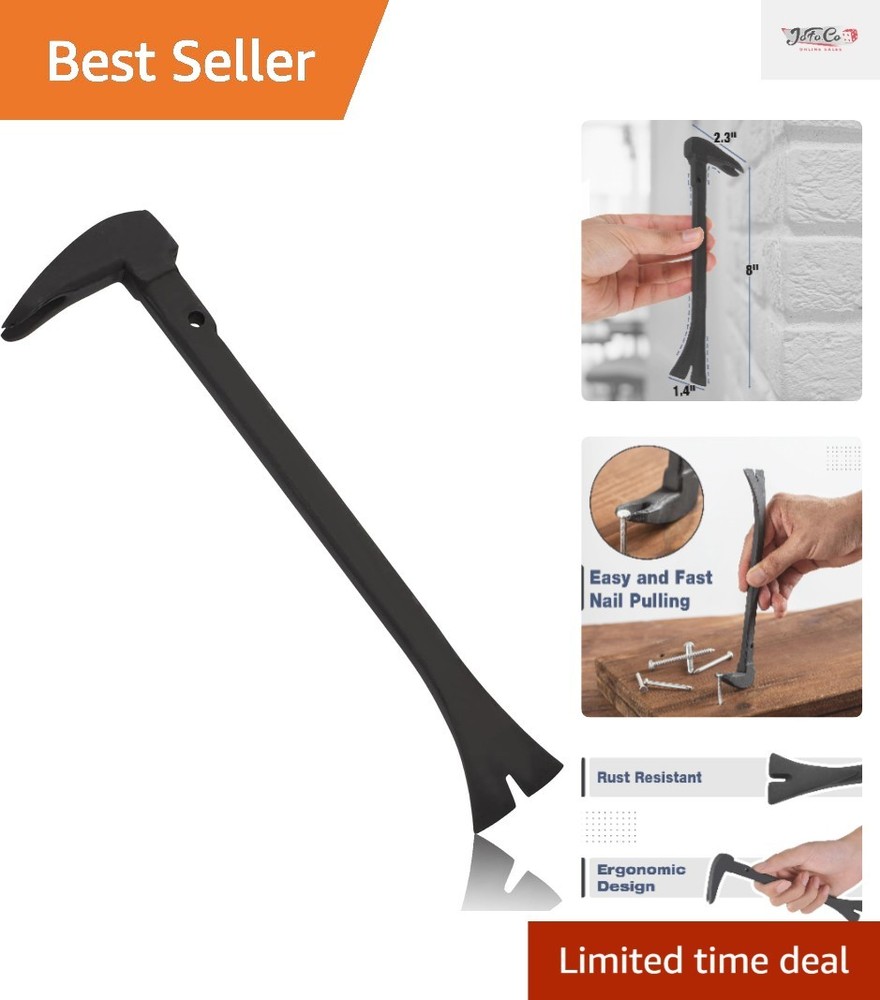 Durable 8-Inch Cats Paw Nail Puller with Prying Leverage and Rust Resistance