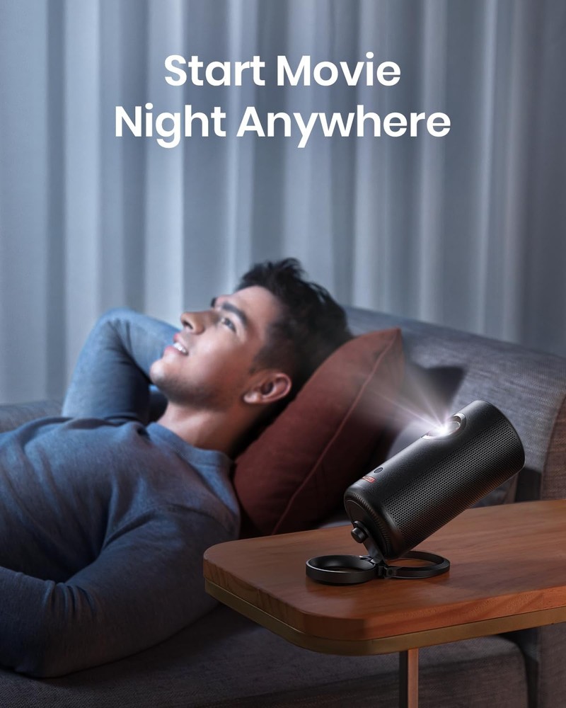 NEBULA Projector Foldable Stand, Ultra-Compact Desktop Stand with Easy Black