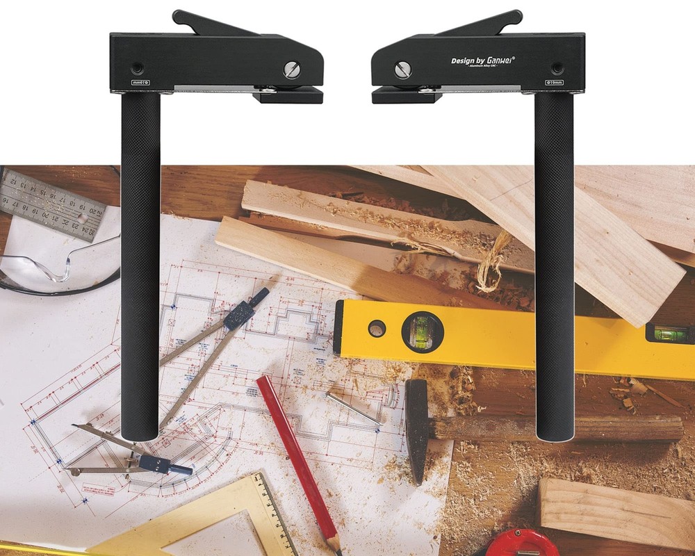 2 Pack Large MFT Bench Holdfast Woodworking Tools, 20mm Desktop Quick Acting ...