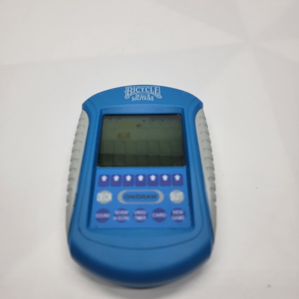 Bicycle 2 In 1 Solitaire Game - Techno Source, 2006 - Tested, Works!