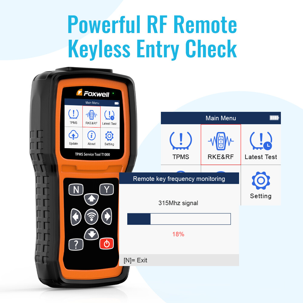 OBD2 TPMS Auto Tire Pressure Sensor Programming Activation Diagnostic Scanner