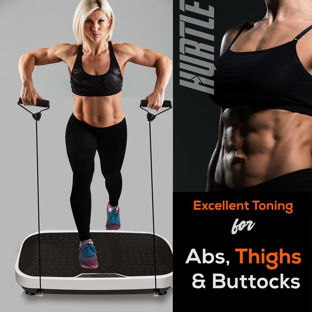 Hurtle Standing Vibration Fitness Machine -Vibrating Platform Exercise & Workout