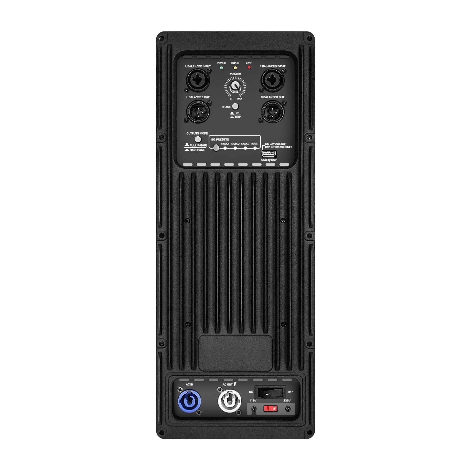 Sound Town CARME 1400W 15" Powered Subwoofer with DSP，Plywood Black(CARME-15SPW)