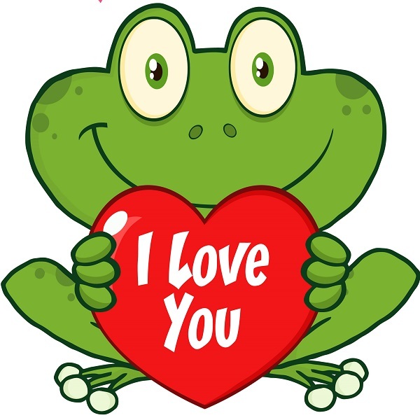 30 Custom Love Frog Personalized Address Labels