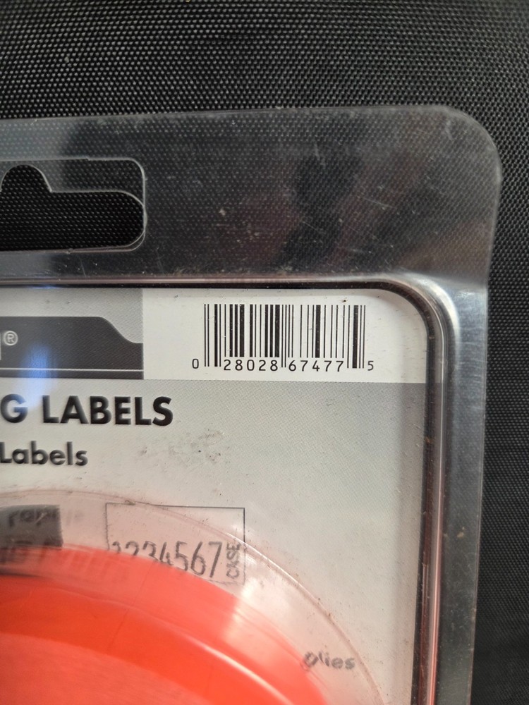 Monarch 1131 Pricing Label One Replacement Roll Fluorescent Red 2500 Per Roll