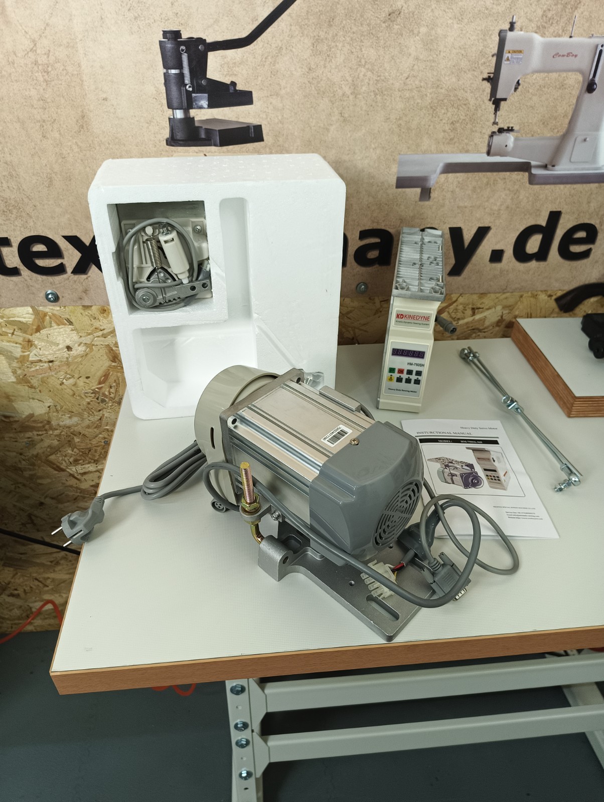 Sewing machine motor Hightex HM 750 SH slow speed, strong power