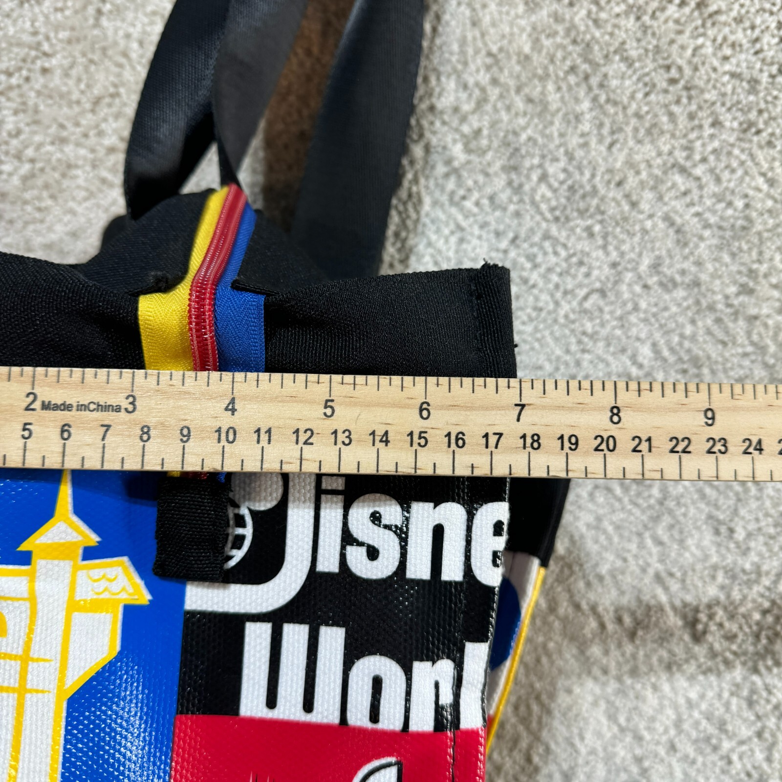 Disney Parks 2021 Mickey Mouse Tote Bag Multicolor Walt Disney World Color Block