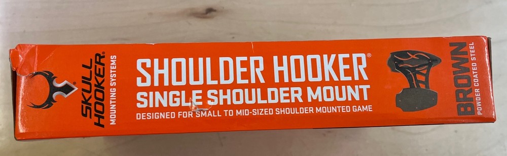 Skull Hooker Mounting System Single Shoulder Mount - Brown