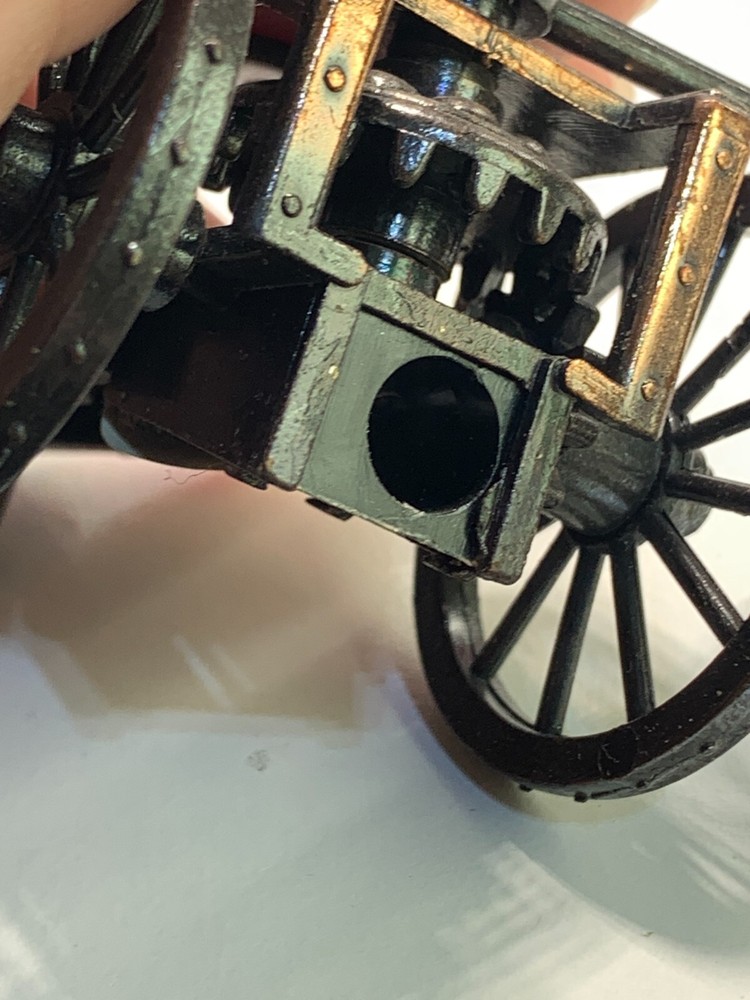 Vintage Die-Cast Pencil Sharpener War Machine With Box PSE