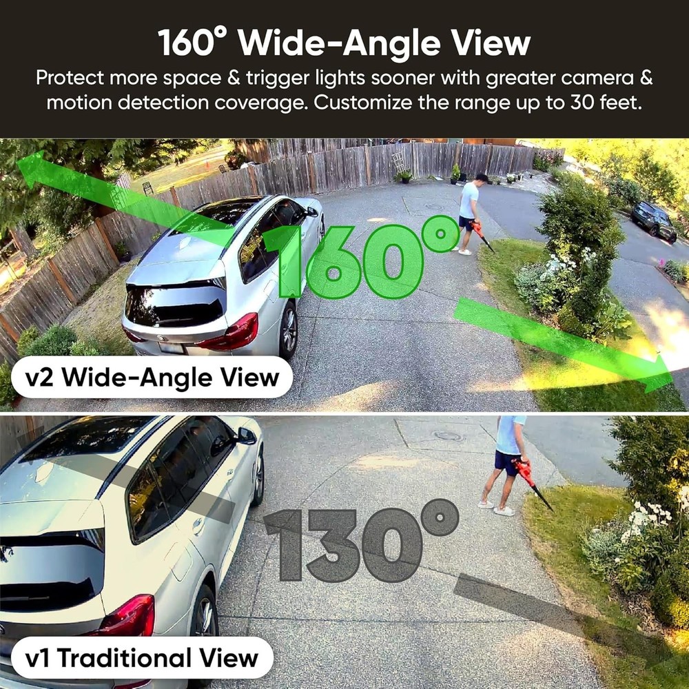 Floodlight Camera v2, Security Camera Outdoor, 2K HD with Color Night Vision,...