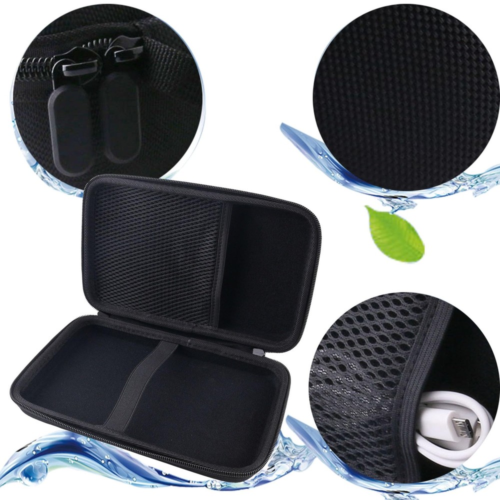 WERJIA Hard Carrying Case Compatible with ProtoArc Foldable Bluetooth Black