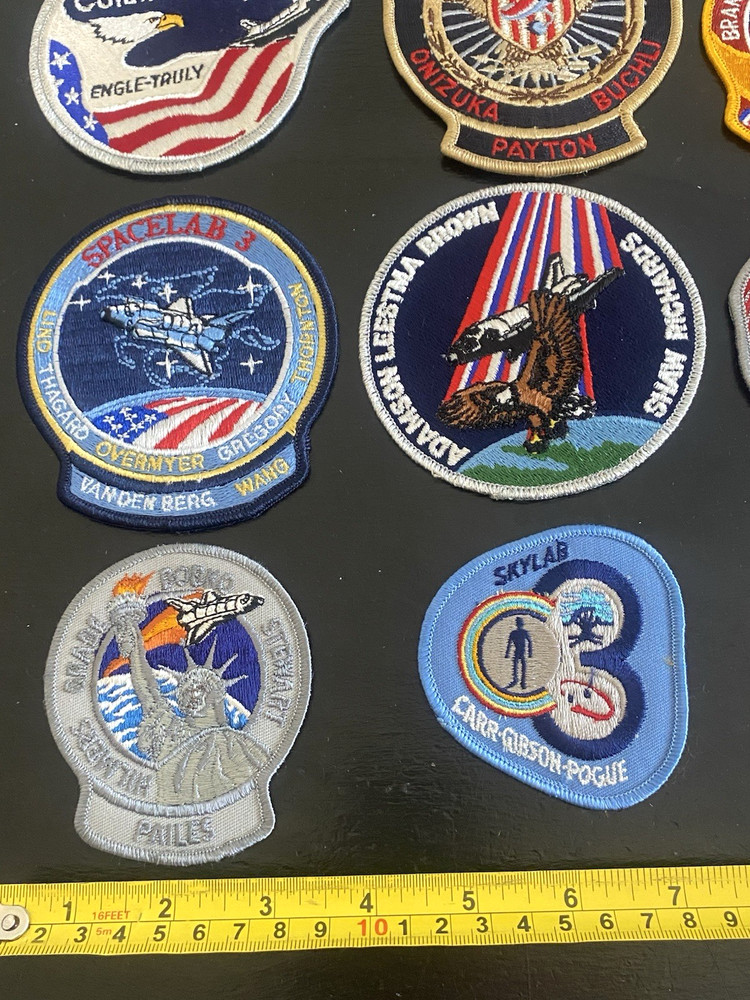 19 Space Patches Mixed Lot
