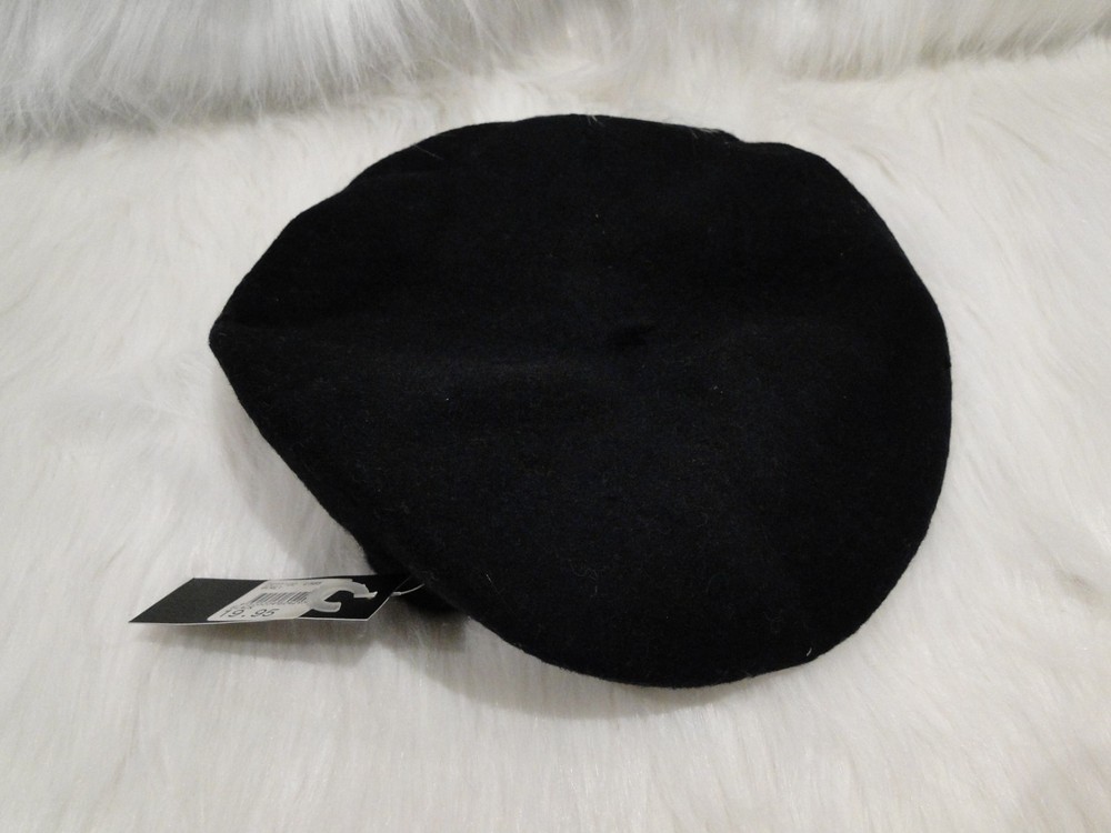 Luca&Marc Pure Wool Beret Black