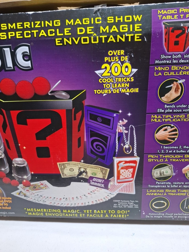 Fantasma Magic 200+ Trick Magic Show Set Professional Magic Game With Box