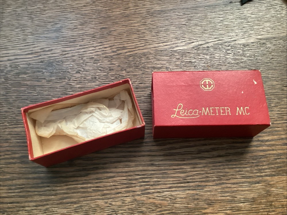 Leica-Meter MC light meter Original Box- Box Only