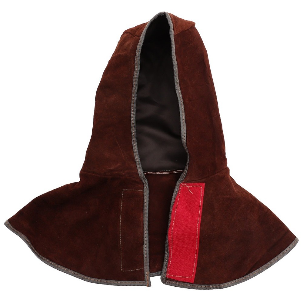 Cowhide Welding Hood Protective Caps With Neck Shoulder Drape