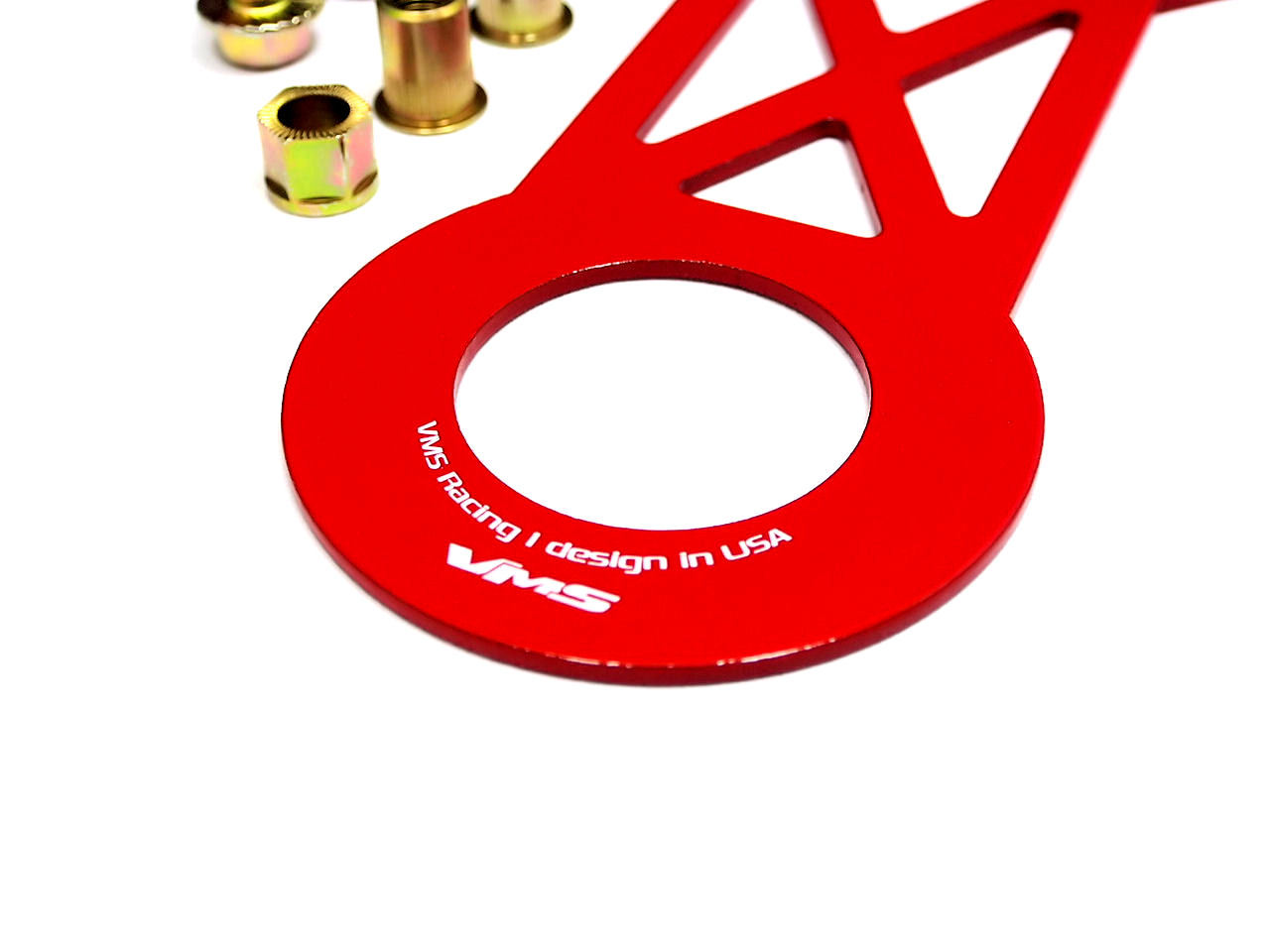 VMS 97-04 Chevrolet Corvette Racing FRONT Tow Hook C5 & Z06 Drag Oval Track Pull