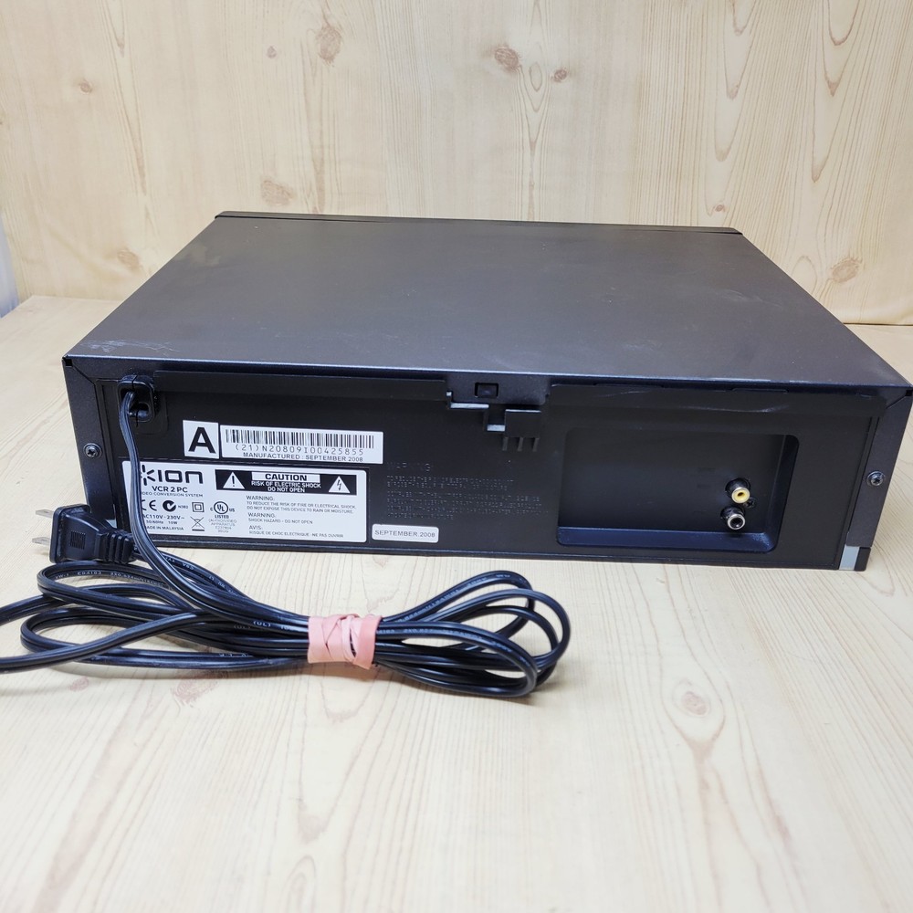 ION VCR 2 PC VHS Video to Computer Conversion System Digital Transfer NOSOFTWARE