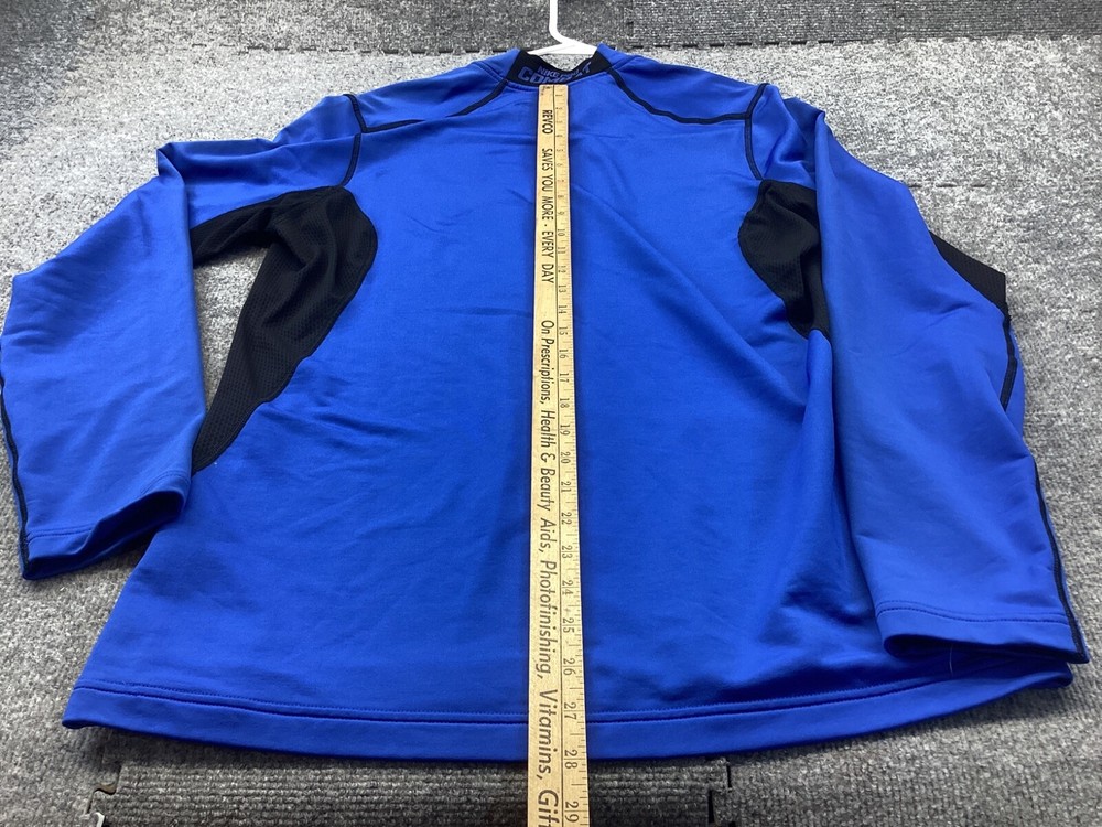 Nike Pro Combat 1/4 Zip Pullover Mens Large Hyperwarm Dri Fit Max Fitted Boxing