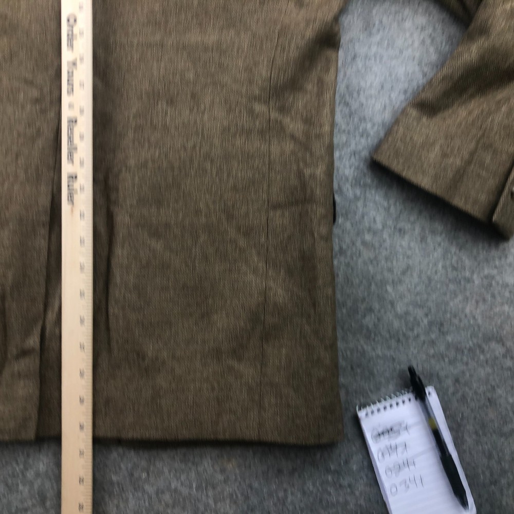 Jos A Bank Blazer Mens 44R Brown Solid Wool Three Button