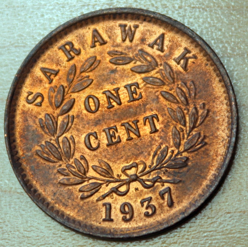 1937 Sarawak 1 Cent