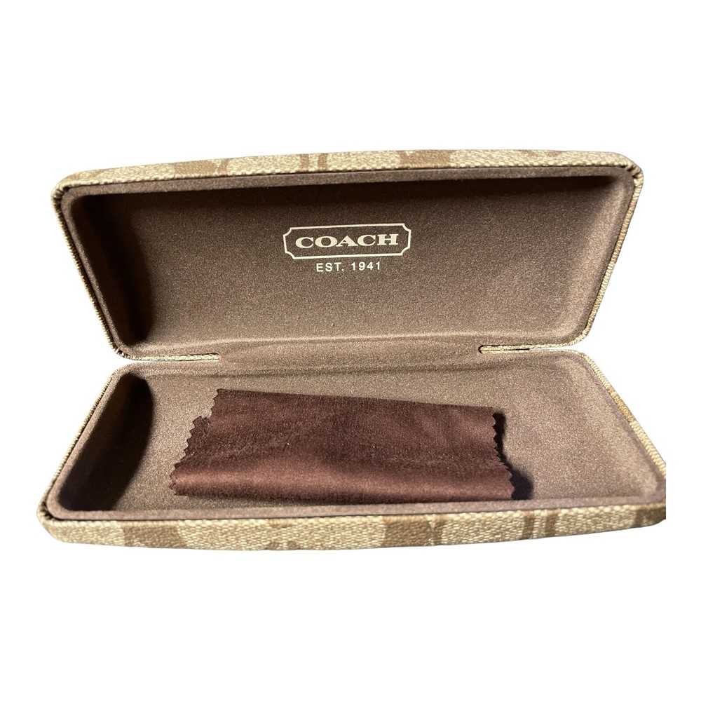 Coach Snap Shut Glasses Hard Case Authentic