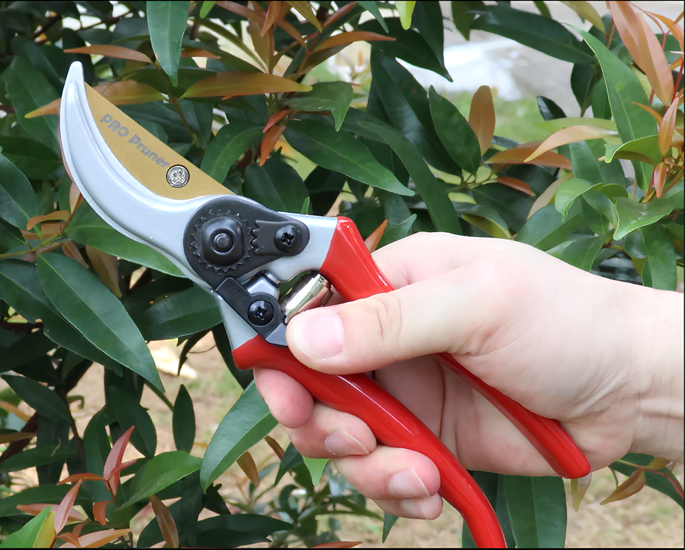 Pro Pruners 8" Professional Sharp Bypass Pruning Shears, Hand Pruners, Clippers