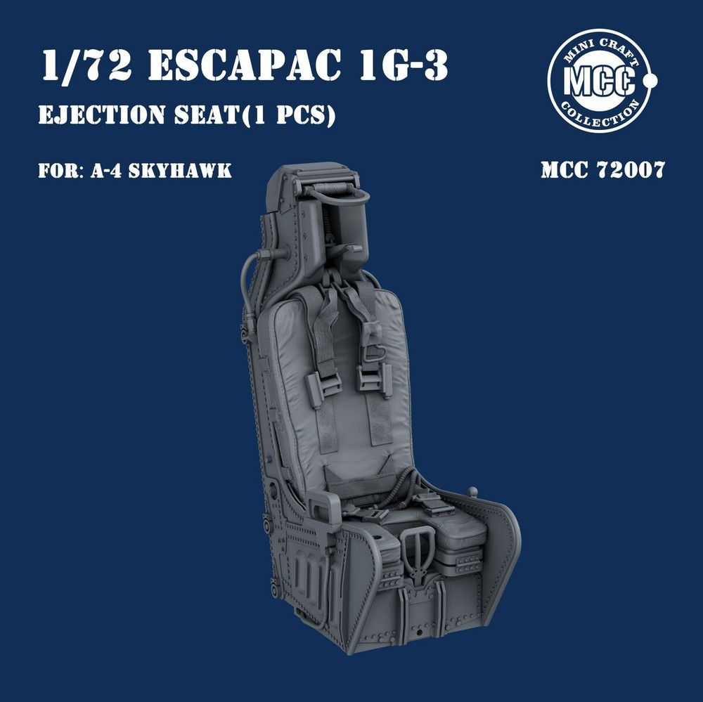 MCC 72007 1/72 ESCAPAC 1G3 Ejection seat for A-4 (1pcs)