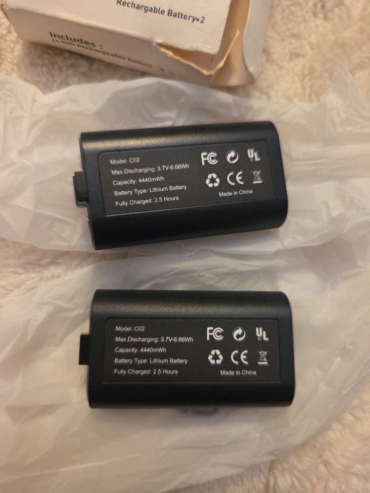 2Pack Lithium Rechargeable Xbox Controller Battery Pack for Xbox One/Xbox Series