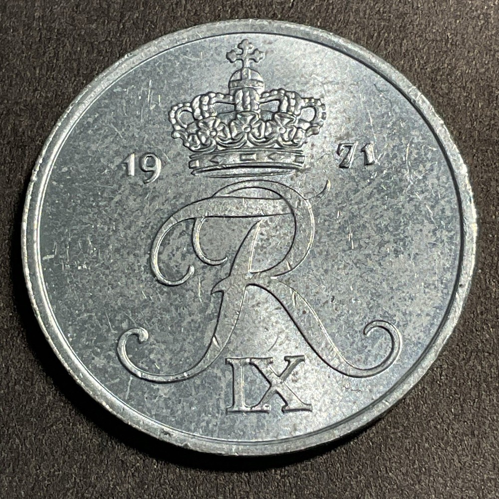 Denmark 1971 2 ore KM# 840.2 uncirculated
