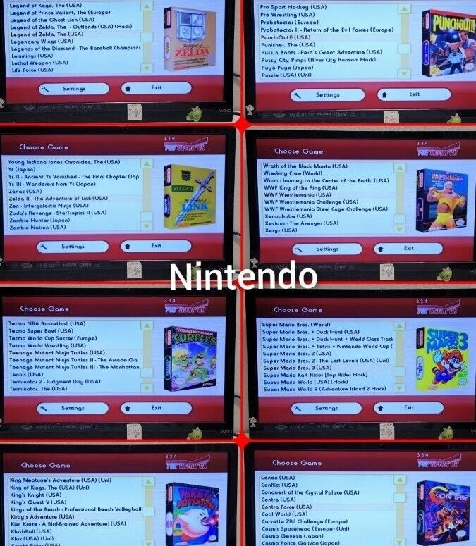 Nintendo Wii Game Console Bundle 100+ Games