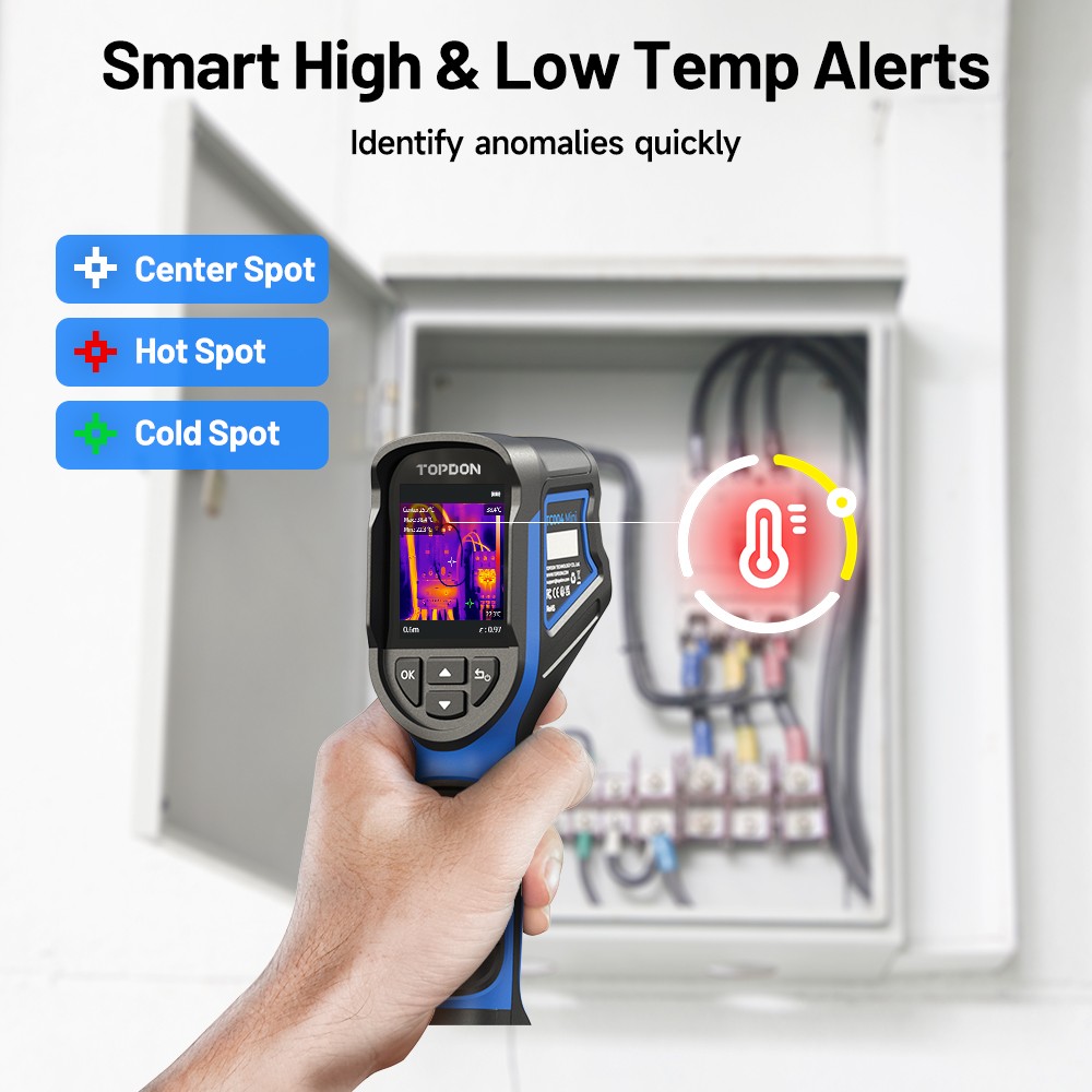 Handheld Industrial Infrared Thermal Imaging Camera Quick Solution Thermometer