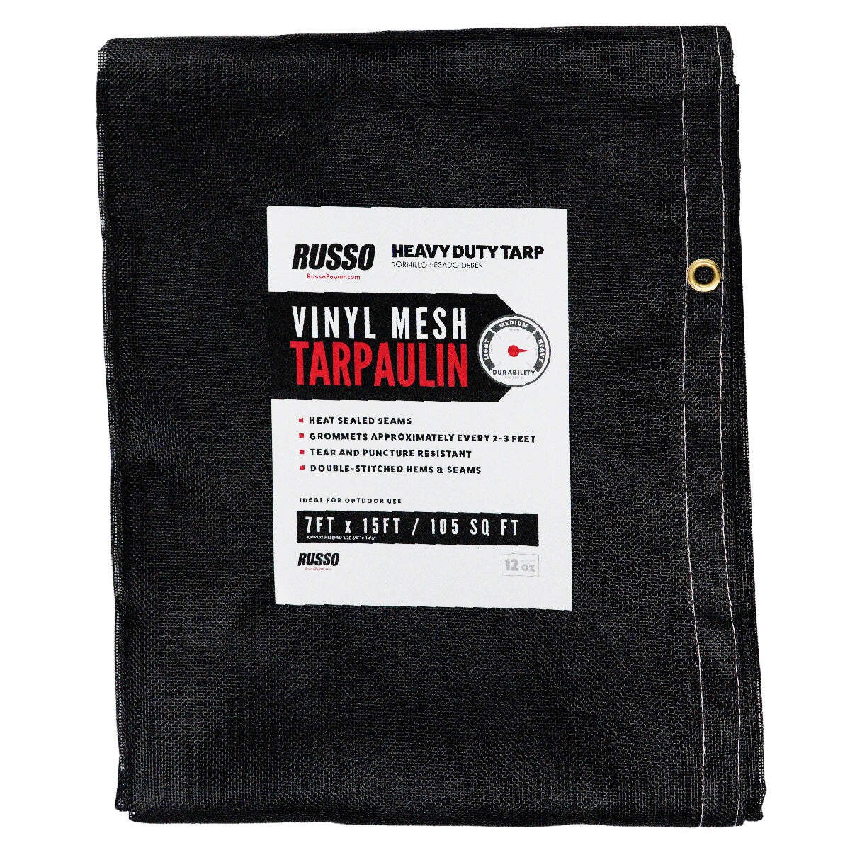 Heavy Duty Dump Truck PVC Tarp 12oz 7X15