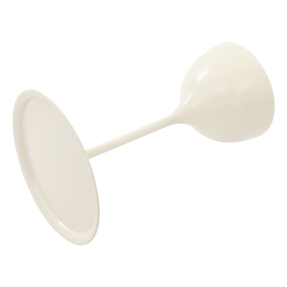 Modern Side Table, Round Side Table, Round Bedside Table Cream White New