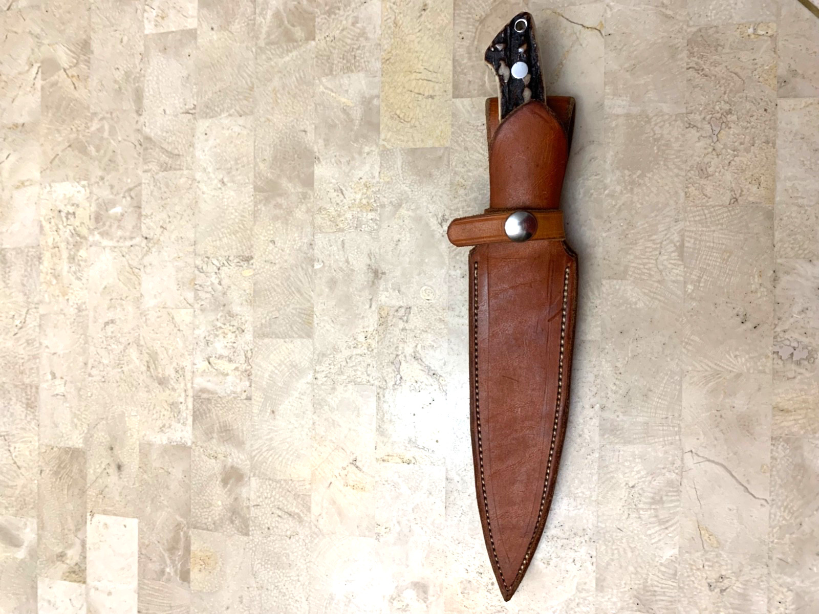 S.R Johnson- Loveless Style Beautiful Stag Handle Never Used