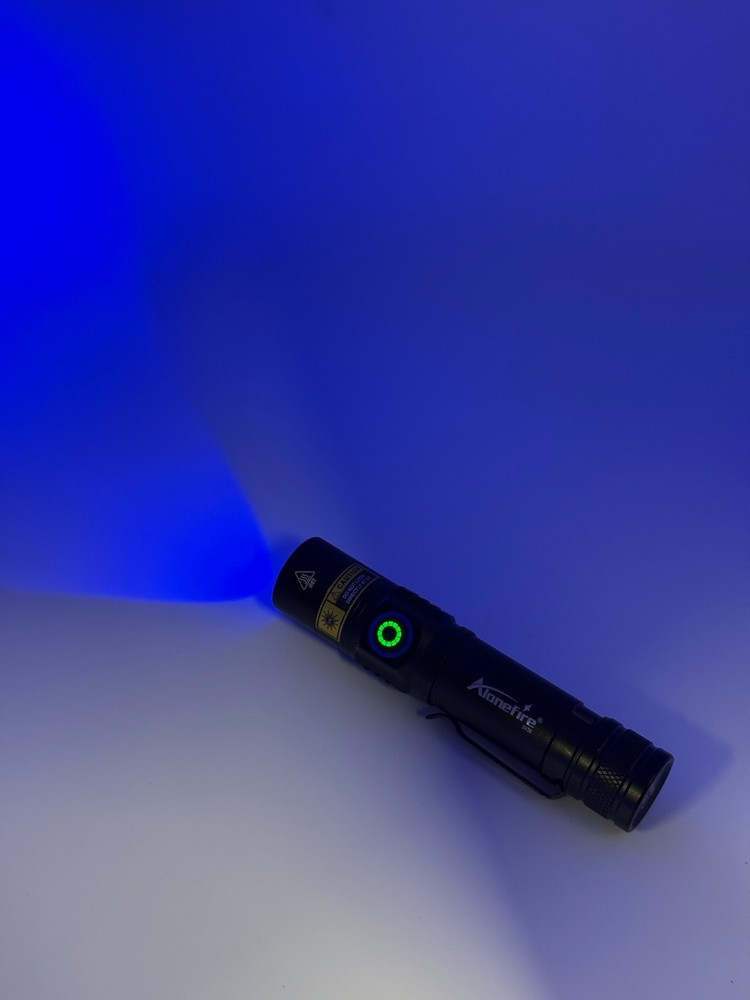 365nm uv flashlight rechargeable usb c