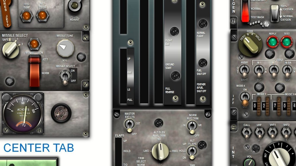 OV10 BRONCO COCKPIT instrument panel CDkit
