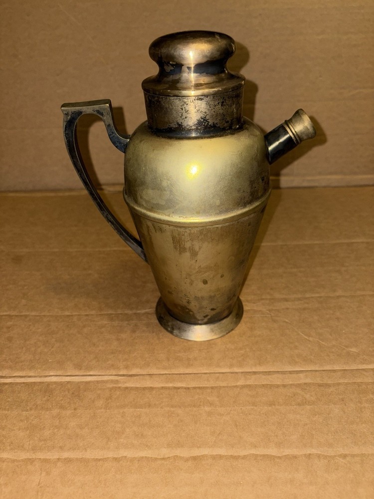Vintage Bernard Rice’s Son Apollo EPNS 4348 Silver Plate Cocktail Shaker Pitcher