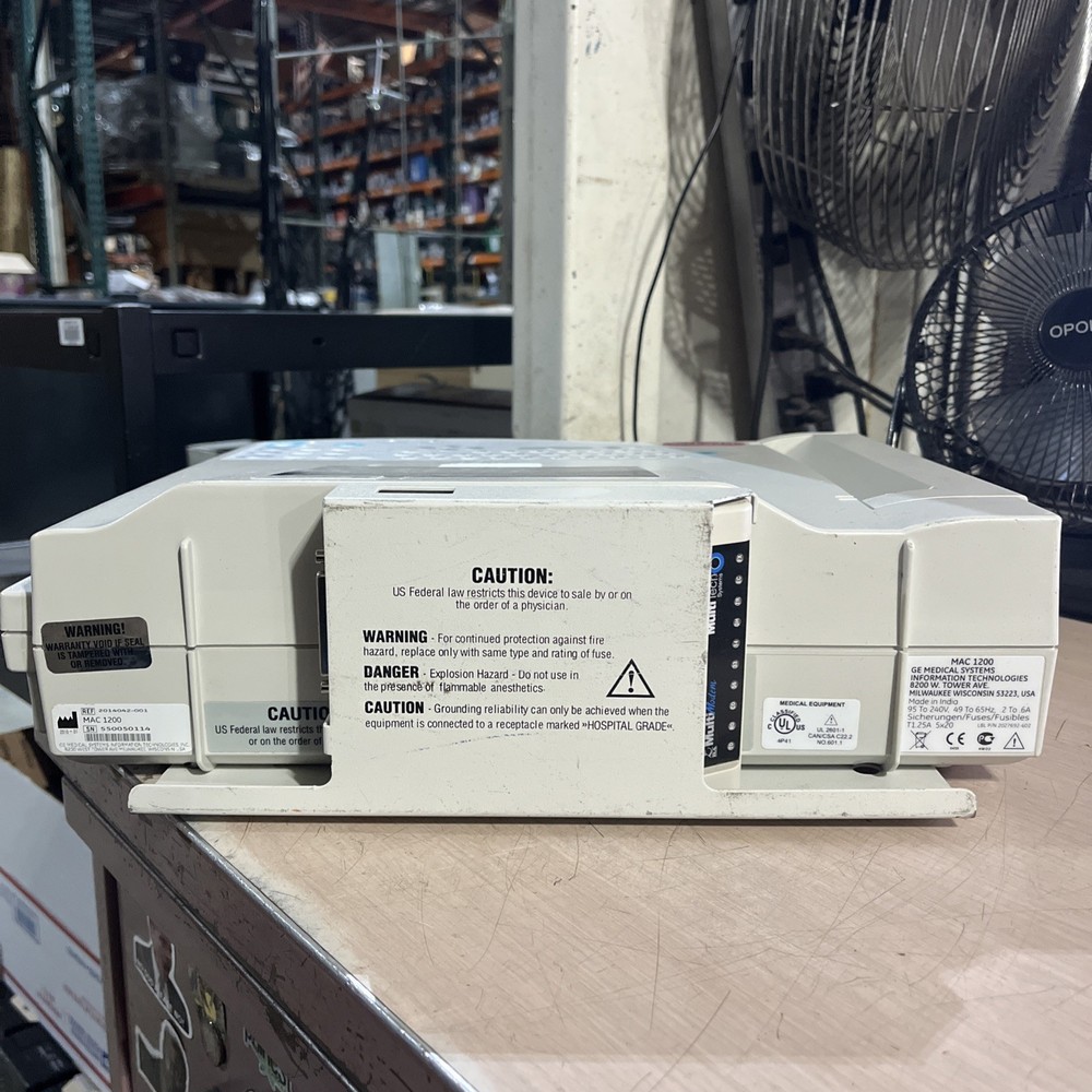 GE MAC1200 PORTABLE ECG UNIT