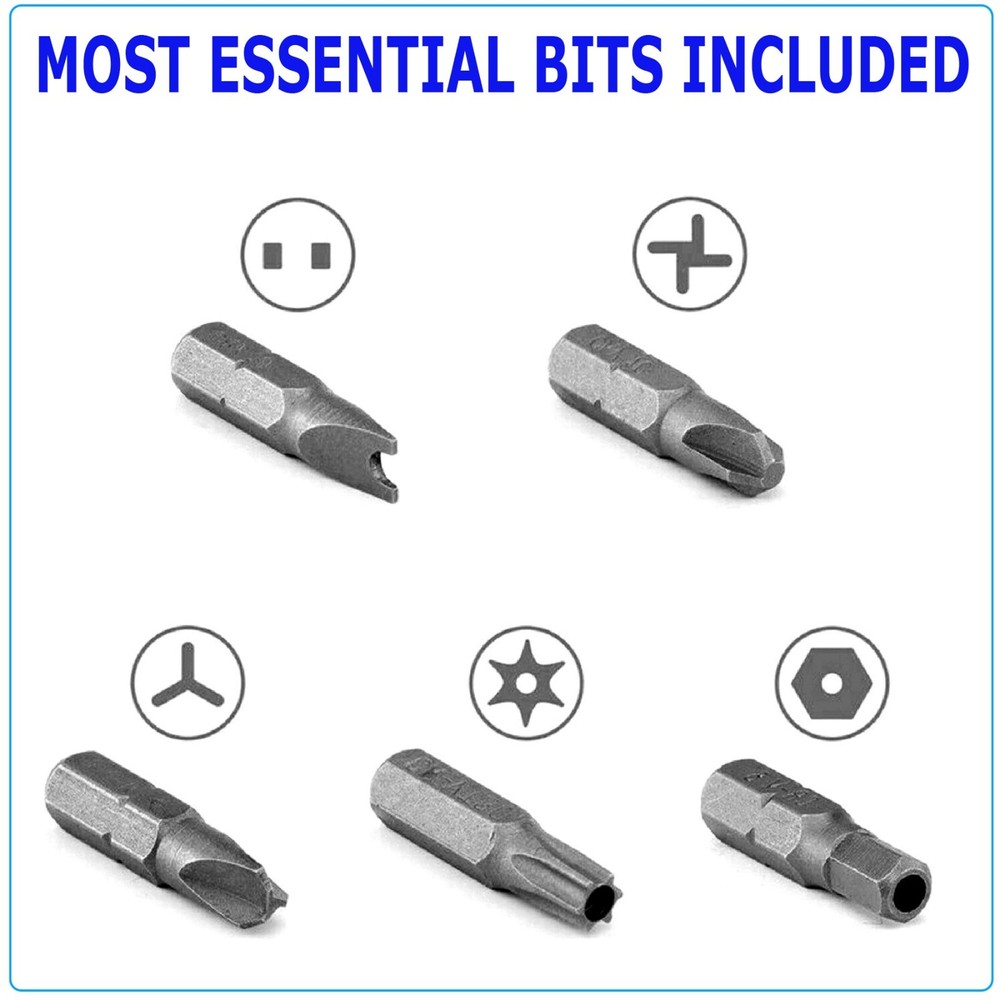 33 1/4" Hex Head Screwdriver Security Bit Set Tamper proof Hex Spanner Key Torx
