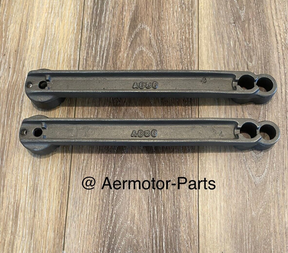8ft Aermotor  A-702 Windmill Pitman Arm A686, New, PAIR