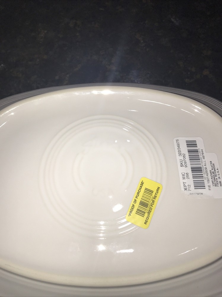 Fiestaware Nutcracker Rectangular Serving Platter 12 x 9 x 1.5" USA NEW