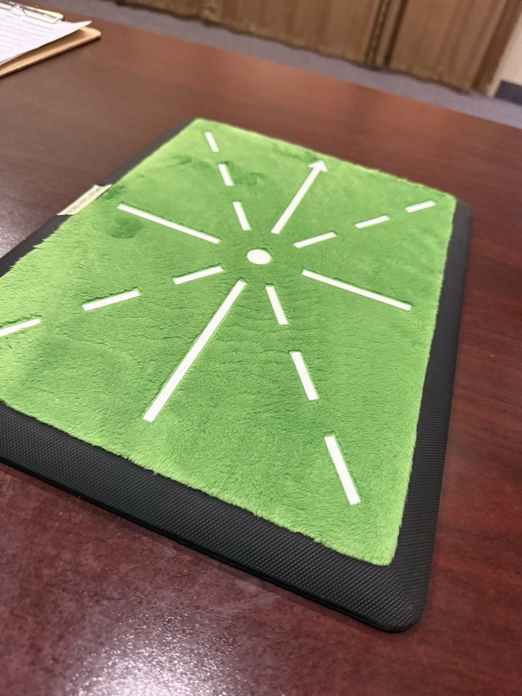 Golf Training Mat for Swing Detection Batting Divot Golf Hitting Practice Mat