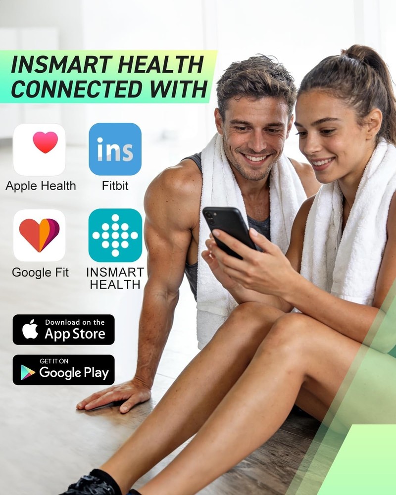 Smart Bathroom Scale with Comprehensive Analysis & Durable Tempered Glass Design