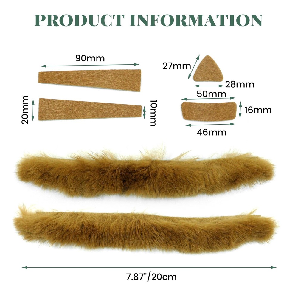 oubert Archery Bow String Silencers Kit Fur Arrow Rest Leather Limb...