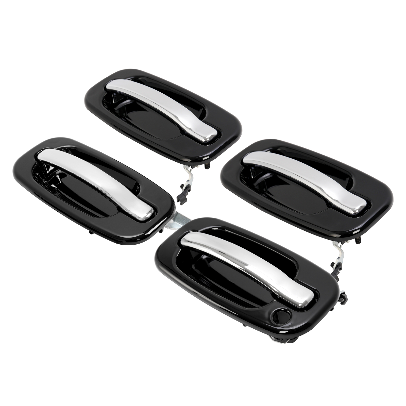 Set of 4 Outer Exterior Door Handles For Chevy Silverado GMC Cadillac 1999-2006