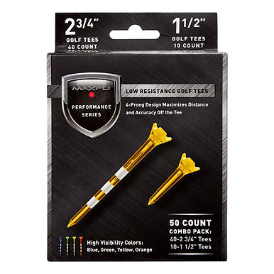 Maxfli 2 3/4" Translucent Tees 50 pack