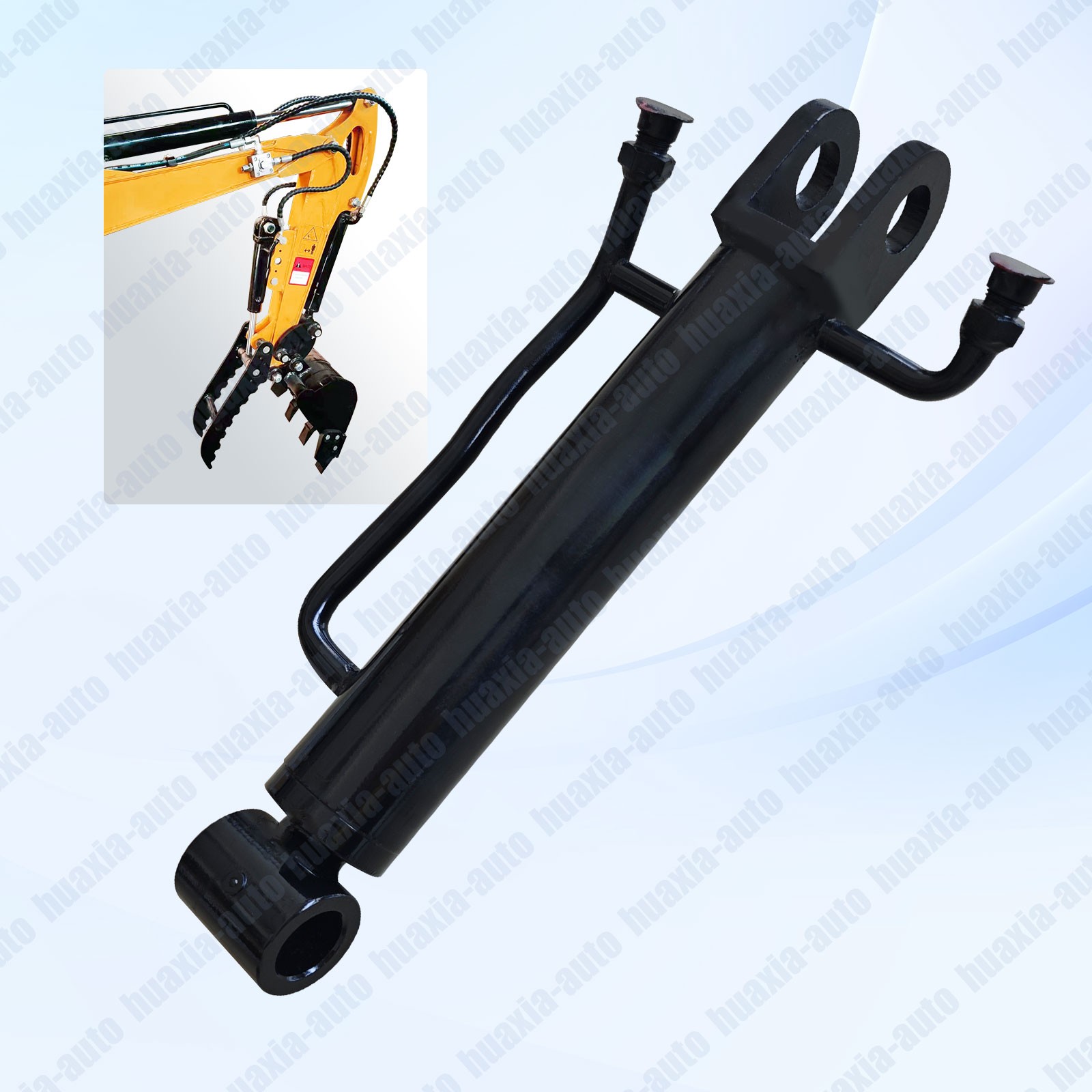 Mini excavator 3-hole thumb clamp oil cylinder replacement parts, brand new