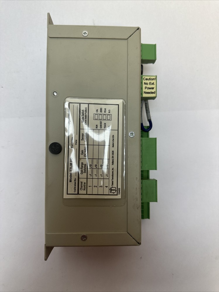 TOLEDO INTEGRATED SYSTEMS TTLM-4-1M TTLM I/O LOAD MODULE