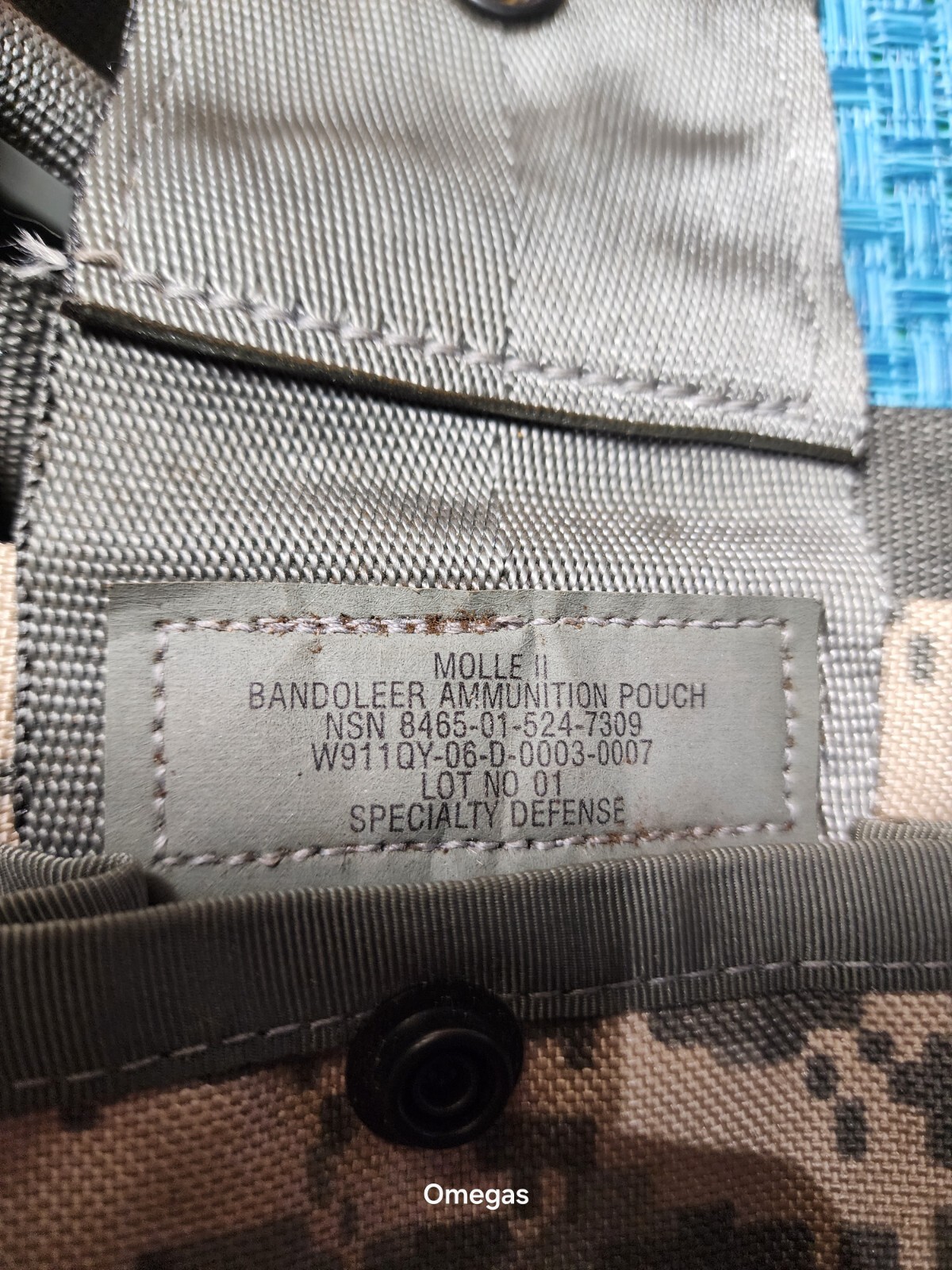 -Lot of 10- Military Bandoleer MOLLE II 6 magazine ammunition pouch w/strap